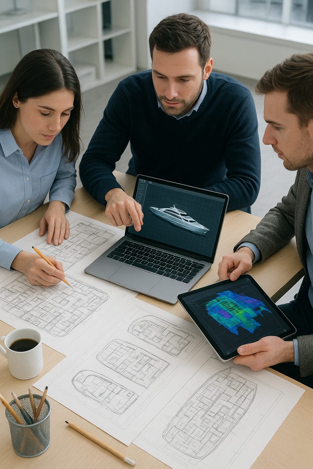 D&L – Ihr zuverlässiger Partner für durchdachte technische Planung im Schiffsinnenausbau.